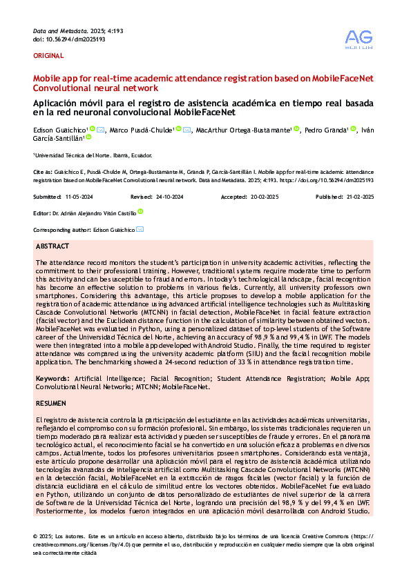 (PDF) Mobile app for real-time academic attendance registration based ...