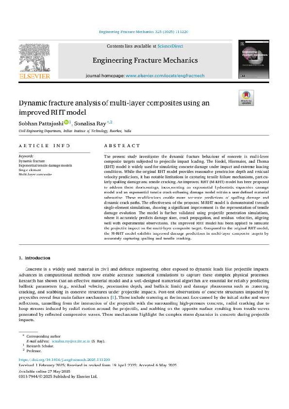 (PDF) Dynamic fracture analysis of multi-layer composites using an ...