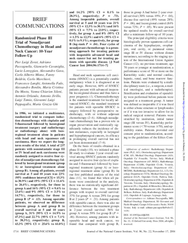 (PDF) Randomized Phase III Trial of Neoadjuvant Chemotherapy in Head ...
