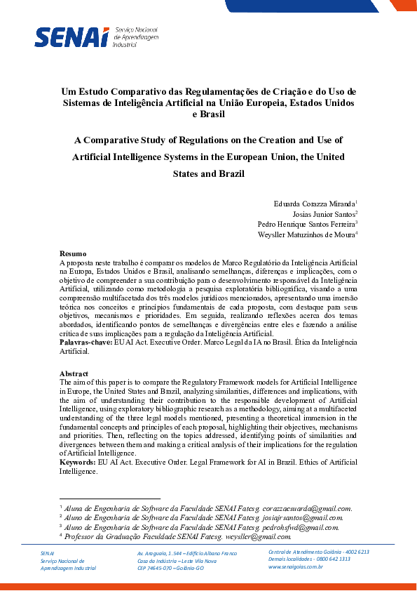 (PDF) A Comparative Study of Regulations on the Creation and Use of ...