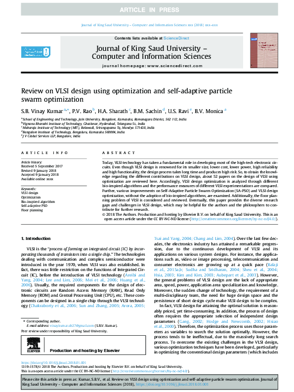 (PDF) Review on VLSI design using optimization and self-adaptive ...