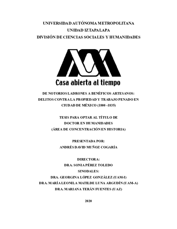 (PDF) De notorios ladrones a benéficos artesanos. Delitos contra la ...