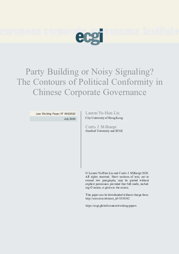 (PDF) Party Building or Noisy Signaling? The Contours of Political ...