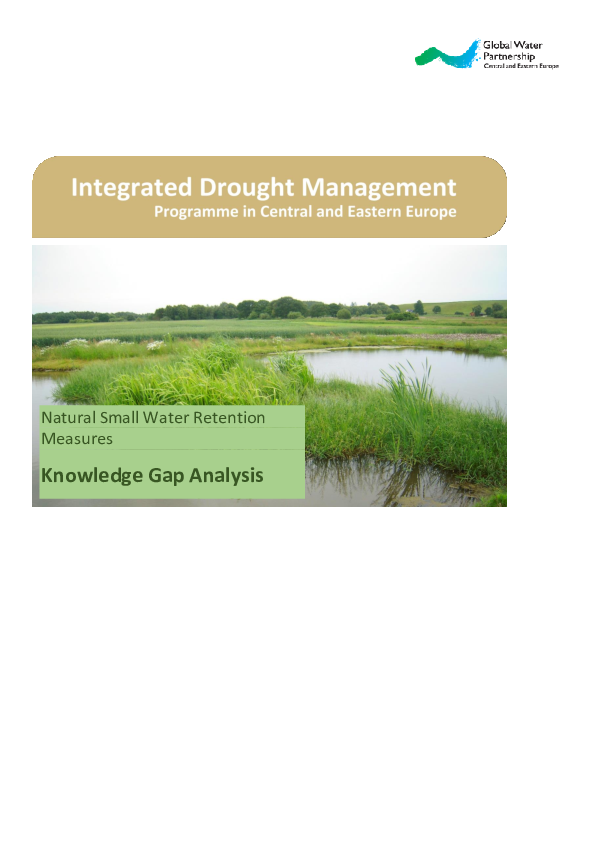 Pdf Natural Small Water Retention Measures