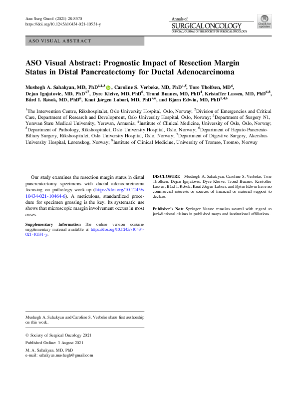 (PDF) ASO Visual Abstract: Prognostic Impact of Resection Margin Status ...