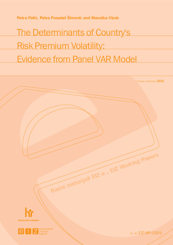 (PDF) The Determinants of Country Risk Premium Volatility: Evidence ...