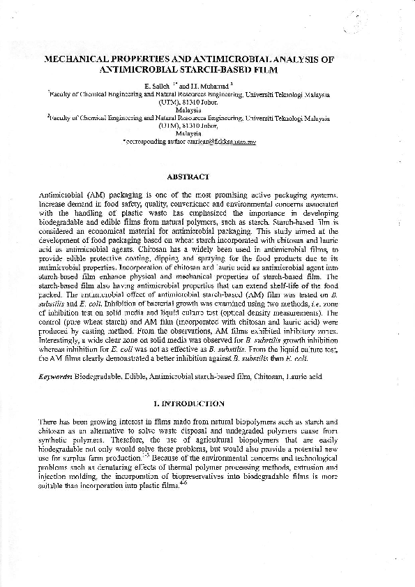 (PDF) Mechanical properties and antimicrobial analysis of antimicrobial ...