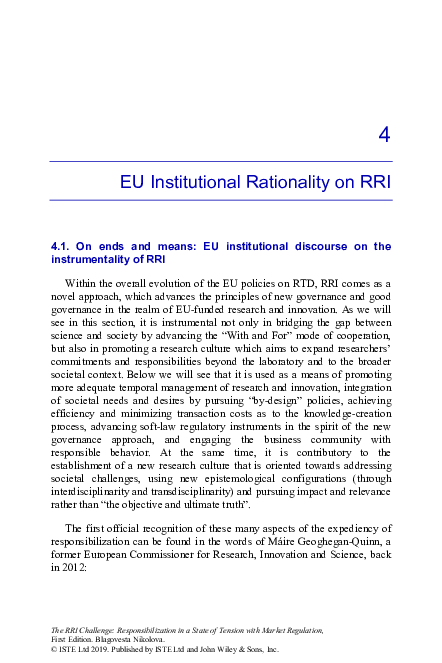 (PDF) The RRI Challenge: Responsibilization in a State of Tension with ...