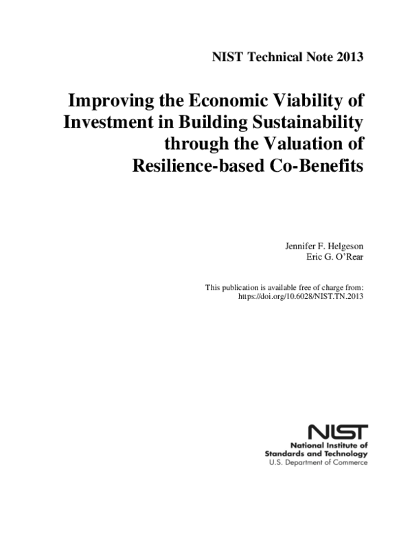 (PDF) Improving the economic viability of investment in building ...