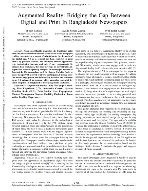 (PDF) Augmented Reality: Bridging the Gap Between Digital and Print In ...