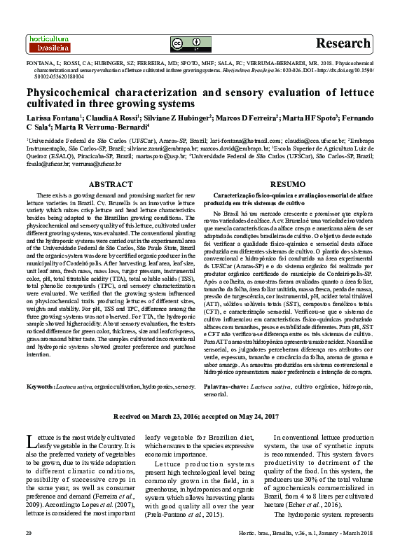 (PDF) Physicochemical characterization and sensory evaluation of ...