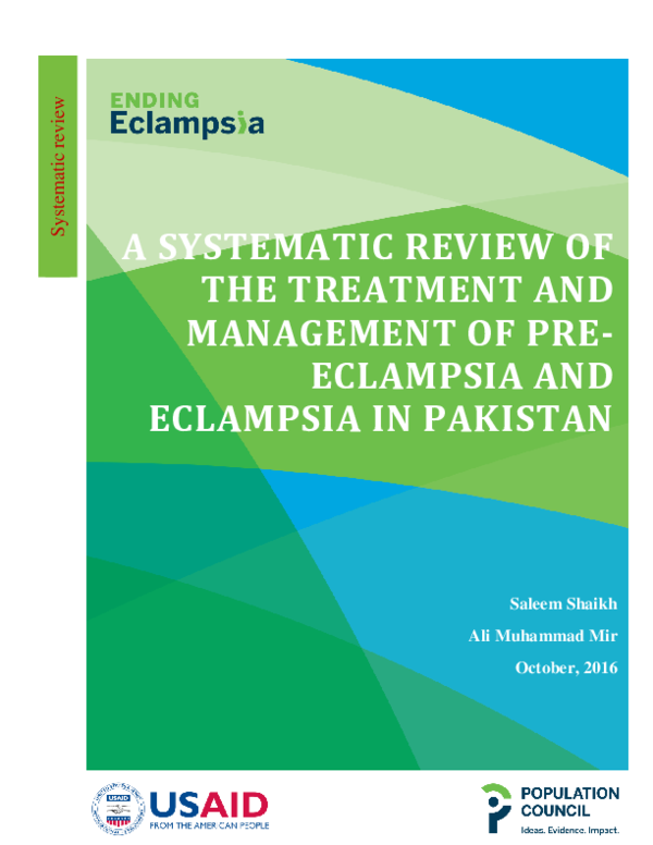 (PDF) A systematic review of the treatment and management of pre ...