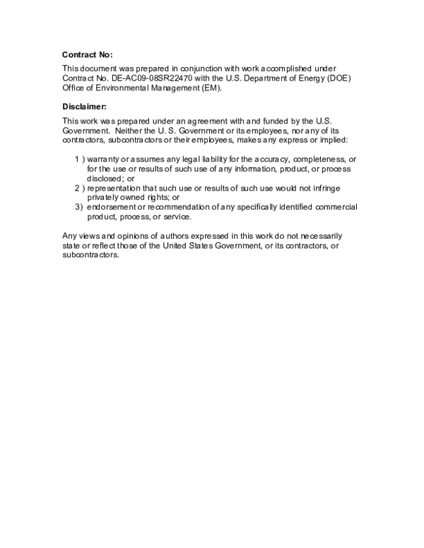(PDF) Demonstration of Defense Waste Processing Facility (DWPF) Higher ...