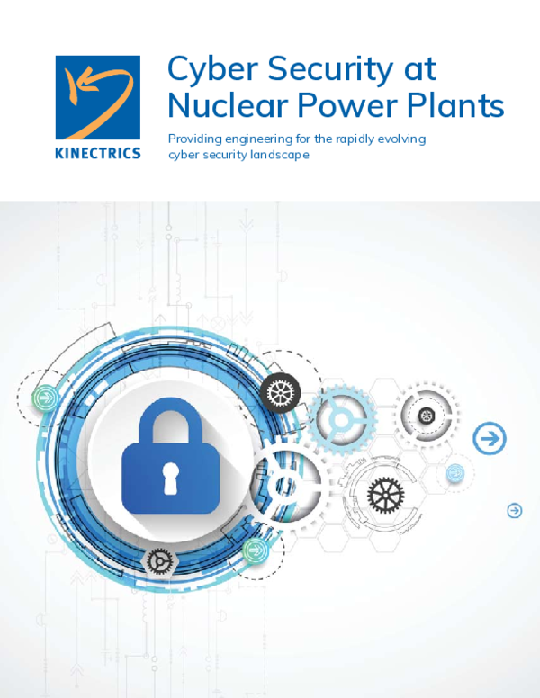 PDF) Cyber Security for Nuclear Power Plants