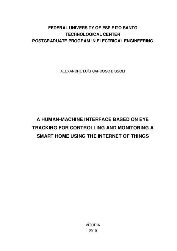 (PDF) A HUMAN-MACHINE INTERFACE BASED ON EYE TRACKING FOR CONTROLLING ...