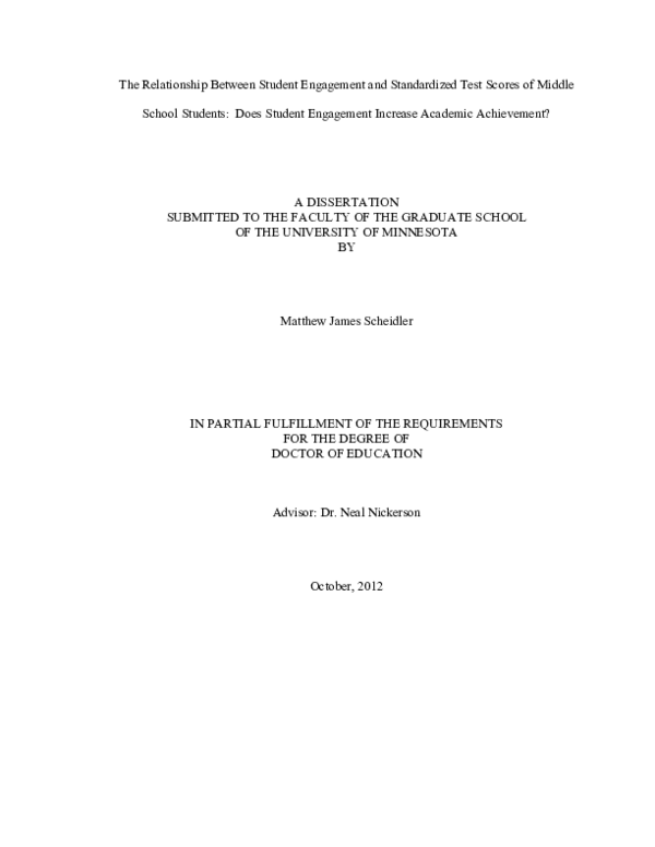 (PDF) The relationship between student engagement and standardized test ...