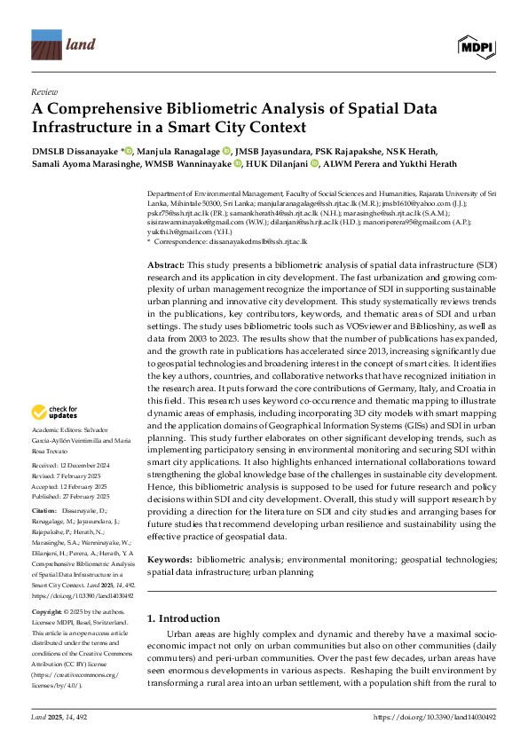 (PDF) A Comprehensive Bibliometric Analysis of Spatial Data ...
