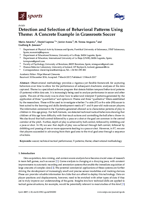 (PDF) Detection and Selection of Behavioral Patterns Using Theme: A ...