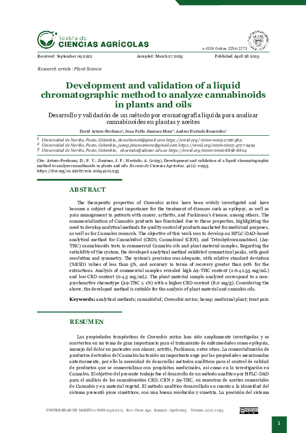 (PDF) Development and validation of a liquid chromatographic method to ...