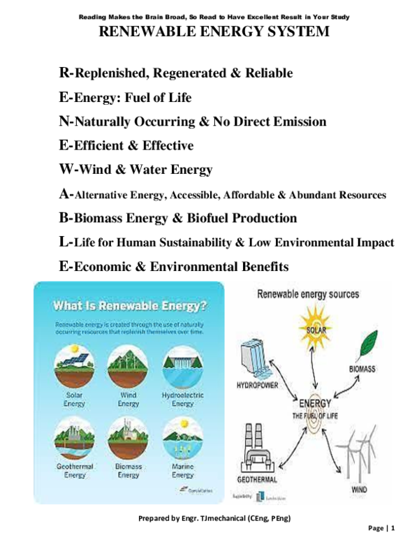 (PDF) Renewable Energy System