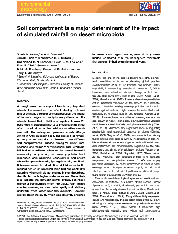 (PDF) Soil compartment is a major determinant of the impact of ...