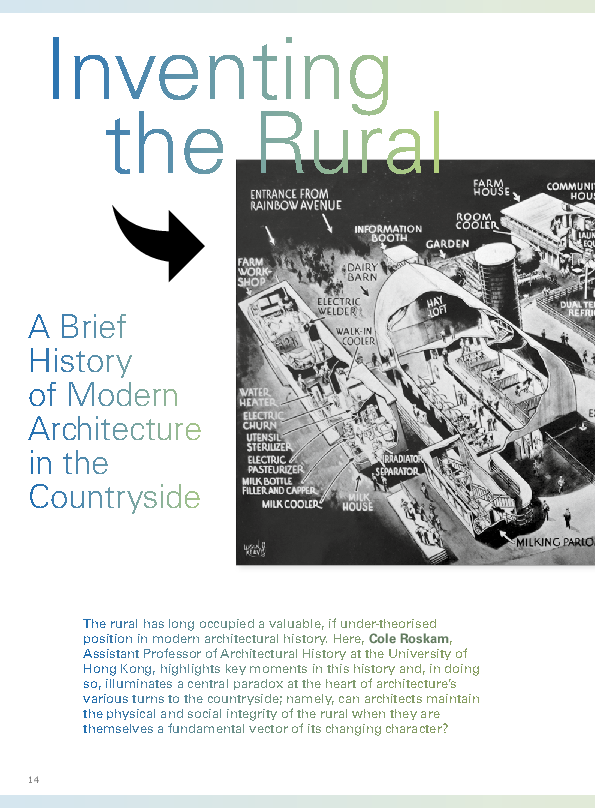 (PDF) Inventing the Rural: A Brief History of Modern Architecture in ...