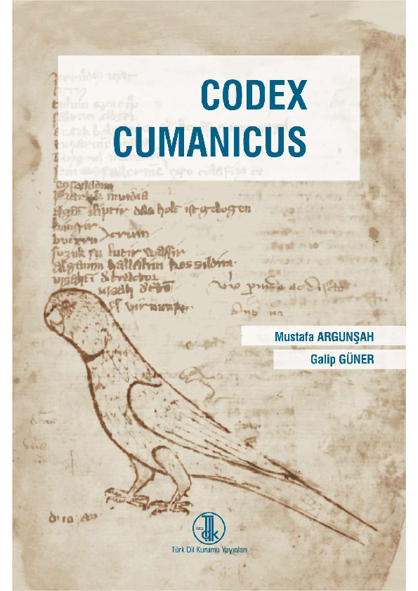 (PDF) Codex Cumanicus 2. baskı (2. edition), Türk Dil Kurumu