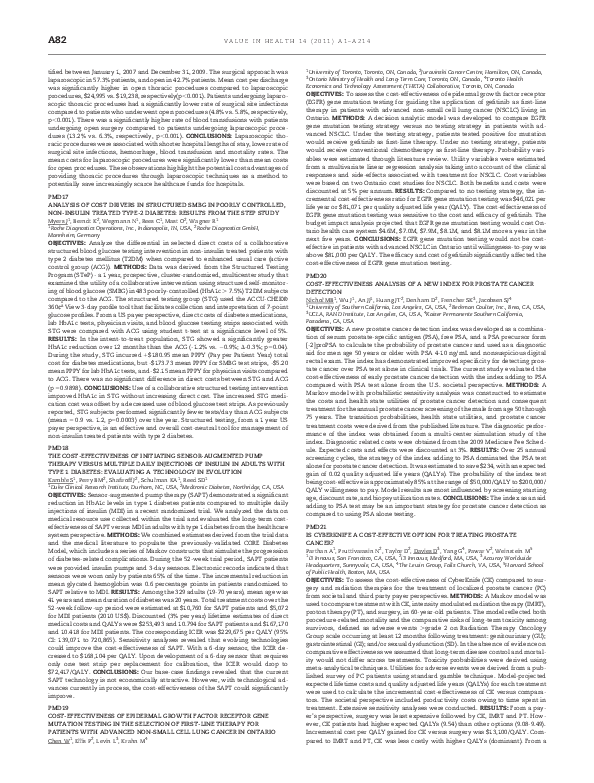 (PDF) PMD20 Cost-Effectiveness Analysis of a New Index for Prostate ...
