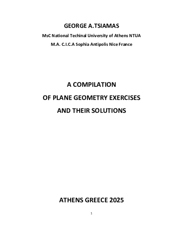 CN-F1D -CY-RC90KDリアカメラ-2- PDF) A COMPILATION OF PLANE GEOMETRY EXERCISES AND THEIR SOLUTIONS