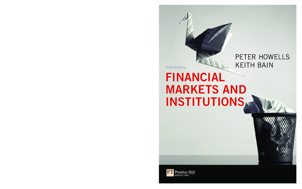 (PDF) FINANCIAL MARKETS AND INSTITUTIONS Fifth Edition