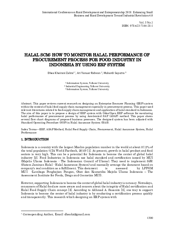 (PDF) Halal SCM: How to Monitor Halal Performance of Procurement ...