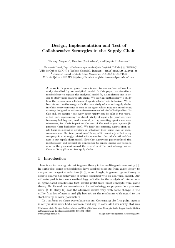(PDF) Design, Implementation and Test of Collaborative Strategies in ...