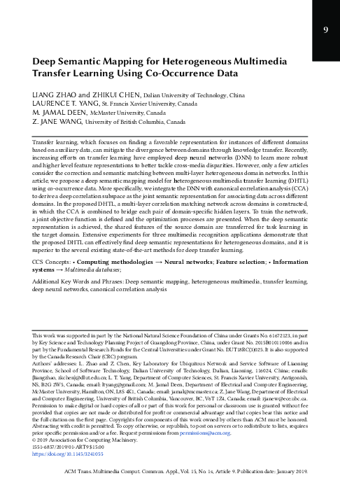 (PDF) Deep Semantic Mapping for Heterogeneous Multimedia Transfer ...