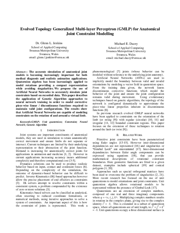 (PDF) Evolved Topology Generalized Multi-layer Perceptron (GMLP) for ...