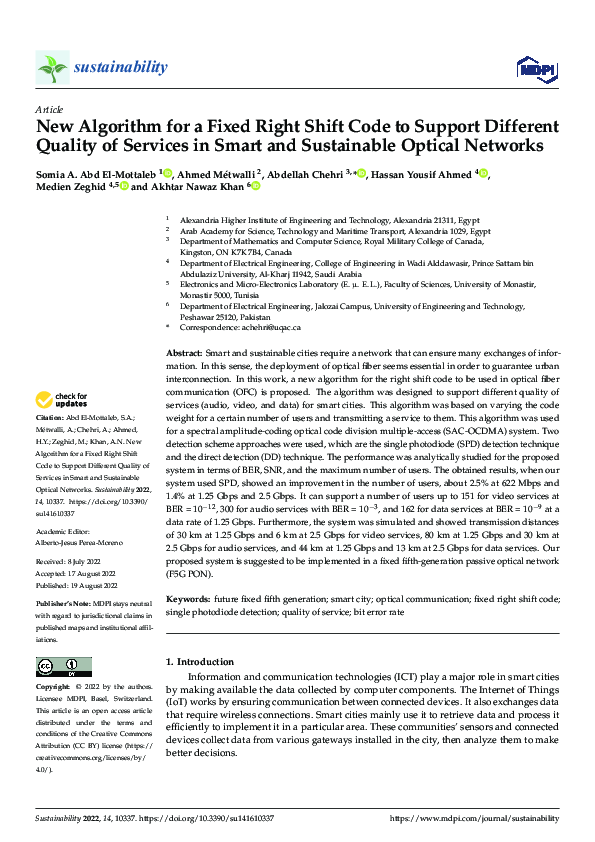 (PDF) New Algorithm for a Fixed Right Shift Code to Support Different ...