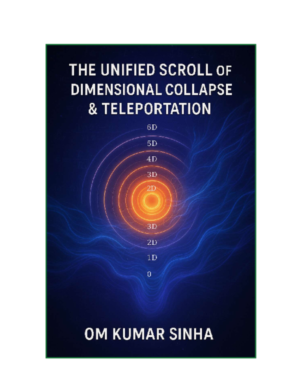 (PDF) The Unified Scroll of Dimensional Collapse & Teleportation