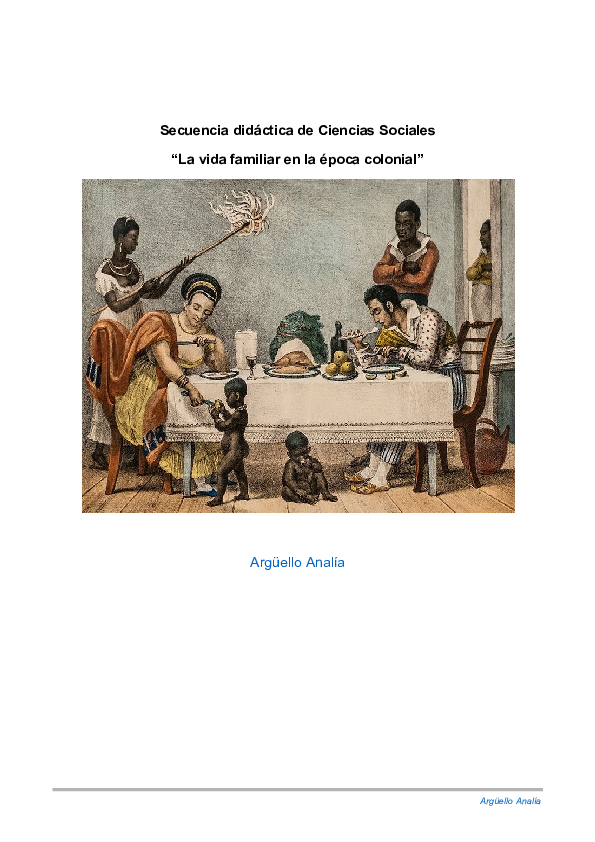 (PDF) La vida familiar en la época colonial