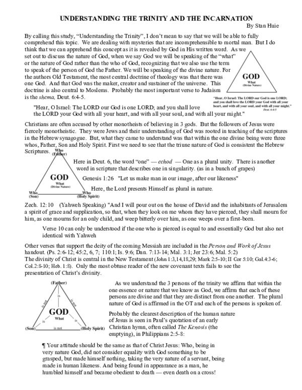 (PDF) Understanding the Incarnation