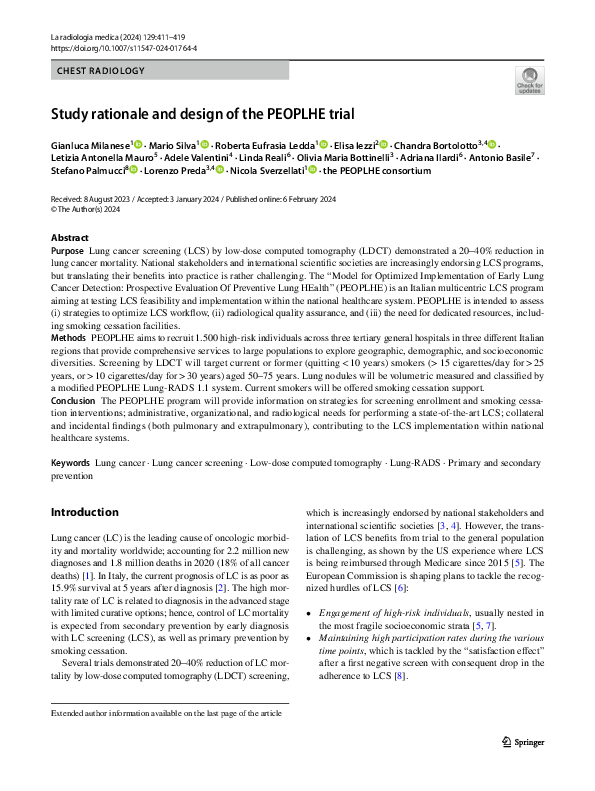 (PDF) Study rationale and design of the PEOPLHE trial