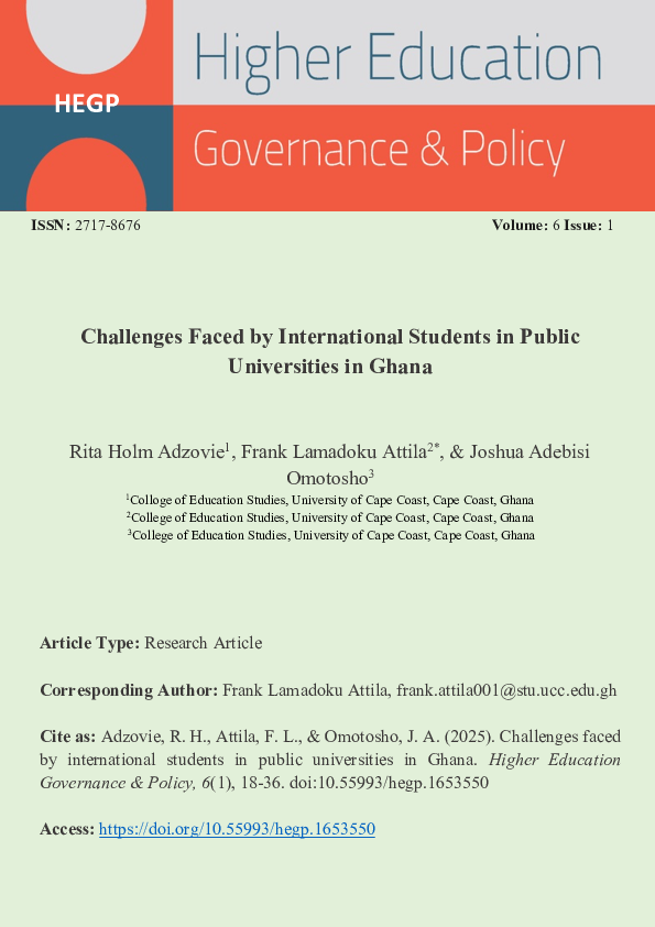 (PDF) Challenges Faced by International Students in Public Universities ...