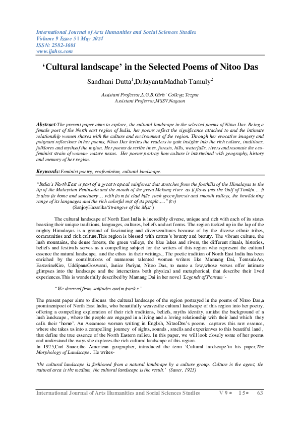 (PDF) International Journal of Arts Humanities and Social Sciences ...