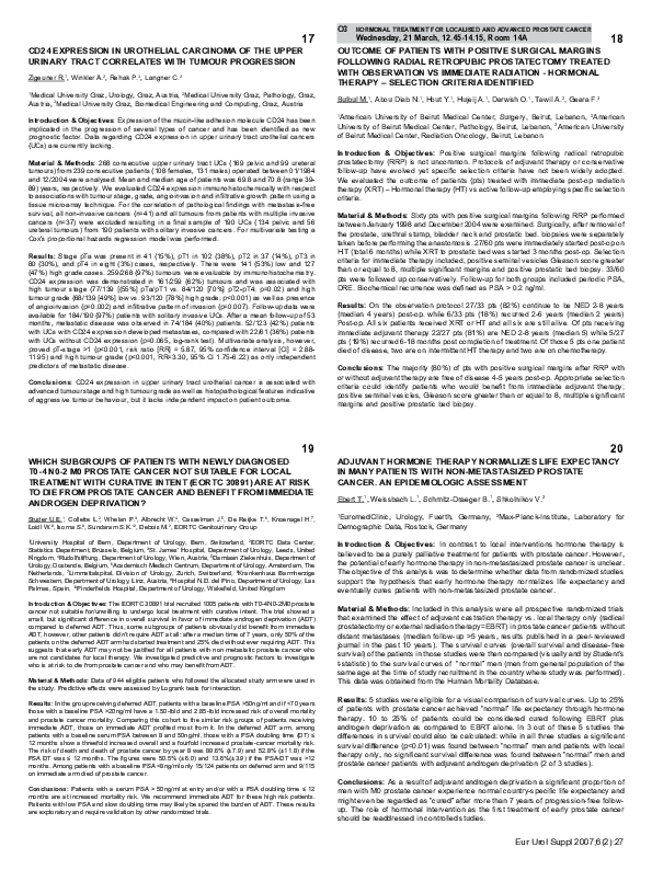 (PDF) 18 Outcome of Patients with Positive Surgical Margins Following ...