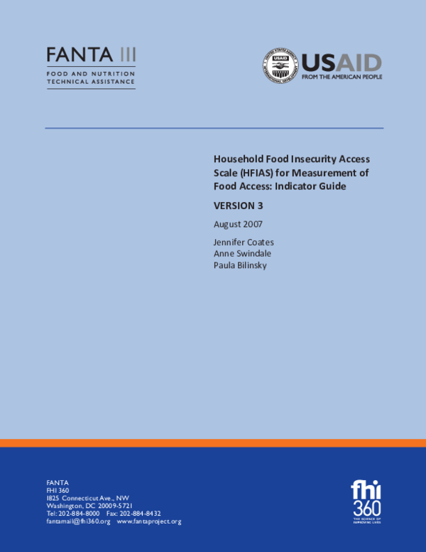(PDF) Burden of household food insecurity in urban slum settings