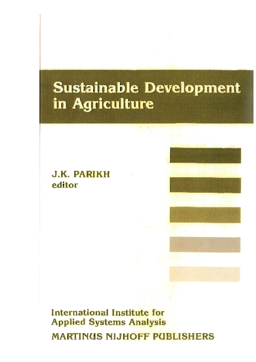 (PDF) Sustainable Development of Agriculture