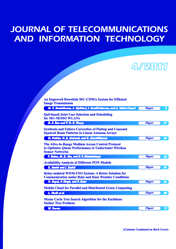 (PDF) Journal of Telecommunications and Information Technology