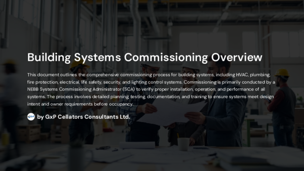(PDF) Building Systems Commissioning Overview