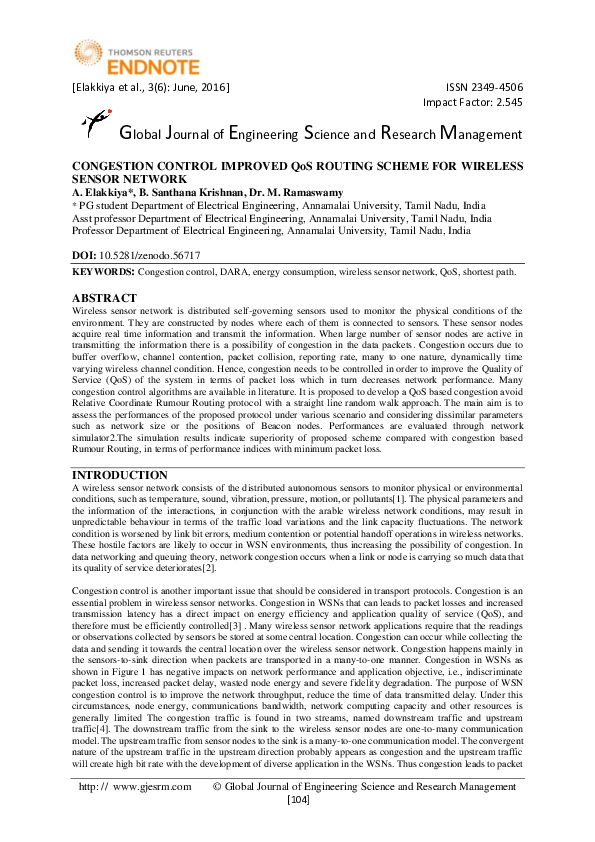 (PDF) Congestion Control Improved Qos Routing Scheme For Wireless ...