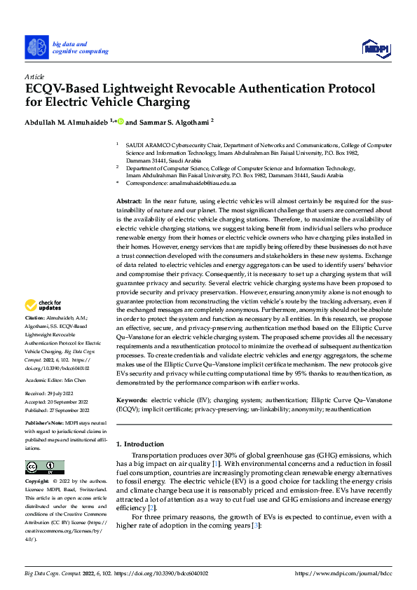(PDF) ECQV-Based Lightweight Revocable Authentication Protocol for ...