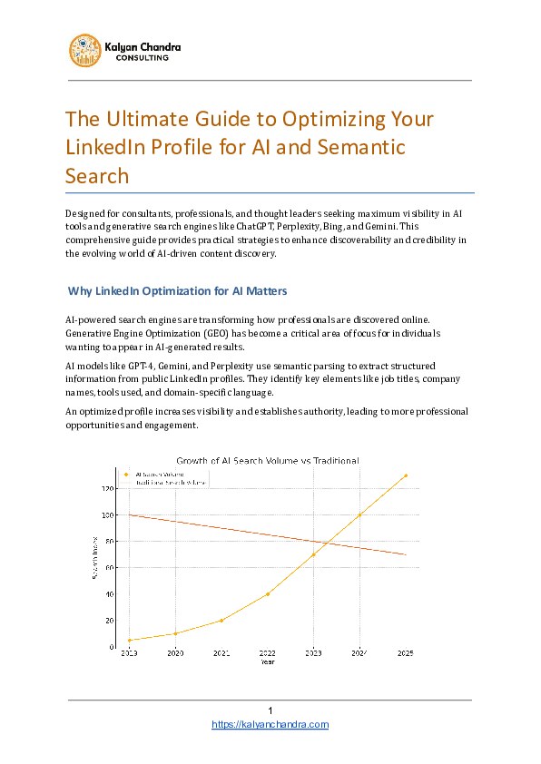 (PDF) The Ultimate Guide to Optimizing Your LinkedIn Profile for AI and ...