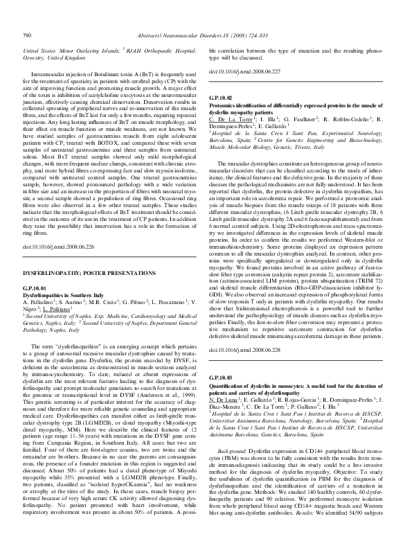 (PDF) G.P.10.03 Quantification of dysferlin in monocytes: A useful tool ...